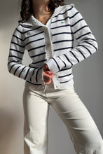 Upload image to gallery, Gilet Lacoste inspiration marinière - S