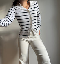 Upload image to gallery, Gilet Lacoste inspiration marinière - S