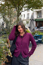 Upload image to gallery, Gilet Lacoste en laine lie de vin - M