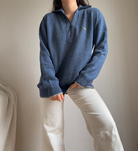 Charger l'image dans la galerie, Pull half zip Lacoste en coton & lin - L