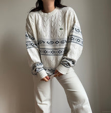 Charger l'image dans la galerie, Pull Lacoste en grosse maille des années 80' - L