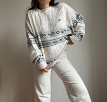 Charger l'image dans la galerie, Pull Lacoste en grosse maille des années 80' - L