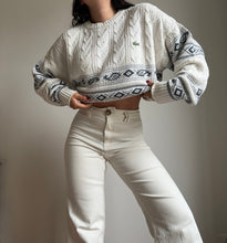Charger l'image dans la galerie, Pull Lacoste en grosse maille des années 80' - L
