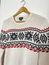 Charger l'image dans la galerie, Pull Ralph Lauren motifs flocons - S
