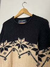 Charger l'image dans la galerie, Pull Ralph Lauren Polo Sport en grosse maille tricotée main - L