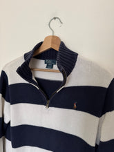Charger l'image dans la galerie, Pul half zip Ralph Lauren à rayures - S