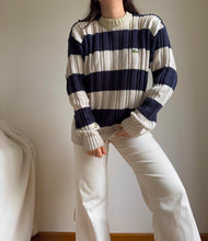 Charger l'image dans la galerie, Pull Lacoste à rayures des années 90’ - L