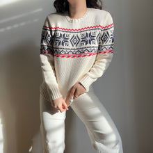 Charger l'image dans la galerie, Pull Ralph Lauren motifs flocons - S