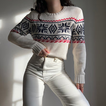 Charger l'image dans la galerie, Pull Ralph Lauren motifs flocons - S