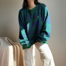 Upload image to gallery, Pull Lacoste en grosse maille fabriqué en France des années 80' - XL