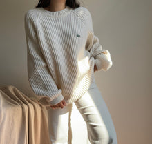 Upload image to gallery, Pull Lacoste en grosse maille côtelée - XL