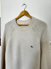 Upload image to gallery, Pull Lacoste en grosse maille côtelée - XL