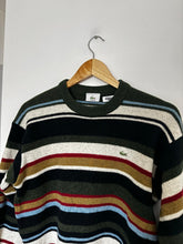Upload image to gallery, Pull Lacoste à rayures en pure laine - L