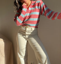 Upload image to gallery, Pull half zip Lacoste à rayures - L