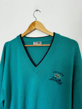 Charger l'image dans la galerie, Pull col V Lacoste collection "Yachting" des années 80' - XL