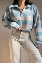 Upload image to gallery, Pull col à zip Lacoste à rayures - L