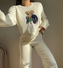 Charger l'image dans la galerie, Pull Ralph Lauren Polo Bear brodé collector - M