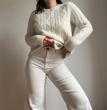 Charger l'image dans la galerie, Pull Lacoste à la maille tressée en laine & alpaga - M