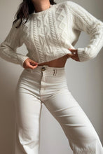 Charger l'image dans la galerie, Pull Lacoste à la maille tressée en laine & alpaga - M