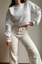 Charger l'image dans la galerie, Sweat Lacoste en coton piqué logo ton sur ton - M