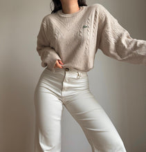 Charger l'image dans la galerie, Pull Lacoste en grosse maille des années 90' - L