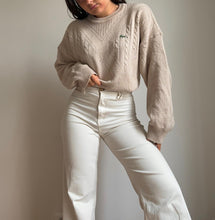 Charger l'image dans la galerie, Pull Lacoste en grosse maille des années 90' - L