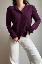 Upload image to gallery, Gilet Lacoste en laine lie de vin - M