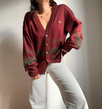 Upload image to gallery, Gilet Lacoste à motifs des années 80 - L