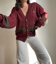 Upload image to gallery, Gilet Lacoste à motifs des années 80 - L