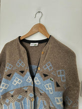 Upload image to gallery, Gilet Lacoste à motifs fabriqué en France des années 80 - M