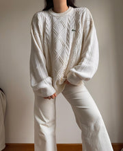Upload image to gallery, Pull Lacoste en grosse maille fabriqué des années 90's - XL