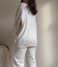 Upload image to gallery, Pull Lacoste en grosse maille fabriqué des années 90's - XL