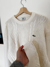 Upload image to gallery, Pull Lacoste en grosse maille fabriqué des années 90's - XL