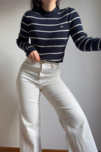 Charger l'image dans la galerie, Pull Lacoste style marinière en grosse maille - S