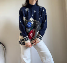 Charger l'image dans la galerie, Pull Ralph Lauren en grosse maille tricotée main winter edition - M