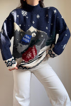 Charger l'image dans la galerie, Pull Ralph Lauren en grosse maille tricotée main winter edition - M