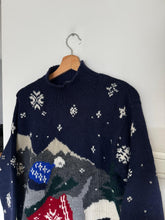 Charger l'image dans la galerie, Pull Ralph Lauren en grosse maille tricotée main winter edition - M