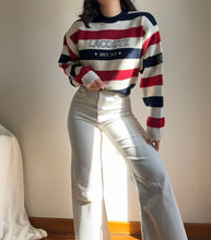 Charger l'image dans la galerie, Pull Lacoste brodé à rayures des années 80' - M