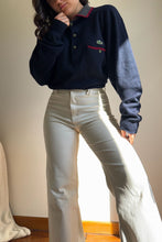 Upload image to gallery, Pull Lacoste au col boutonné des années 80' - L