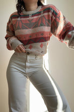 Charger l'image dans la galerie, Pull Lacoste en grosse maille à motifs fabriqué en France des années 80’ - XL