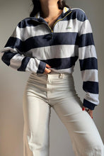 Upload image to gallery, Pull col à zip Lacoste à rayures - L