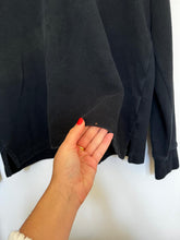 Upload image to gallery, Pull half zip Ralph Lauren en coton noir - M