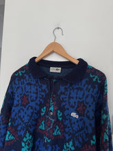 Charger l'image dans la galerie, Pull Lacoste à motifs fabriqué dans les années 80' - L
