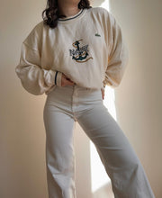 Charger l'image dans la galerie, Pull Lacoste de collection brodé des années 80' fabriqué en France - XL