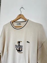 Charger l'image dans la galerie, Pull Lacoste de collection brodé des années 80' fabriqué en France - XL