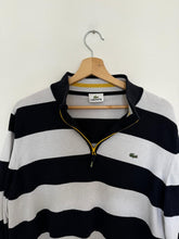 Upload image to gallery, Pull col à zip Lacoste à rayures - L