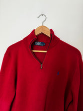 Charger l&#39;image dans la galerie, Pull half zip Ralph Lauren en coton - S
