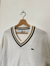 Upload image to gallery, Pull col V Lacoste léger en coton - M
