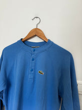 Charger l&#39;image dans la galerie, Pull Lacoste au col boutonné fabriqué en France des années 80 - S
