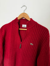 Charger l&#39;image dans la galerie, Pull half zip Lacoste en grosse maille - M
